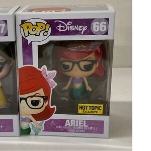 NEW! Disney Funko Pop! #66 The Little Mermaid - Ariel with glasses Hot Topic Exc